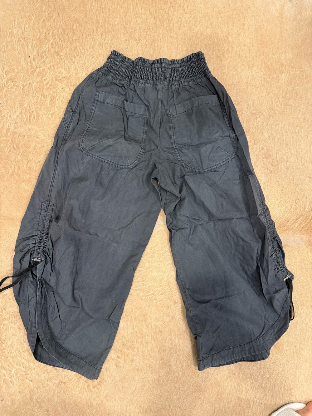 Anthropologie ruched poplin parachute pants - Picture 9 of 9